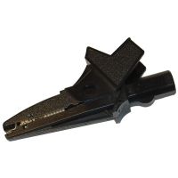 Krokodylek K-01, czarny 1 kV 20A | WAKROBL20K01 Sonel