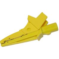Krokodylek K-02, żółty 1 kV 20A | WAKROYE20K02 Sonel