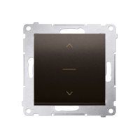 Łącznik żaluzjowy trójpozycyjny 1-0-2 (moduł) brąz mat DZW1K.01/46 Simon 54 | DZW1K.01/46 Kontakt Simon