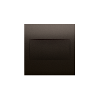 Zaślepka ramki bez mostka, mocowanie tylko na zatrzask do ramki, brąz mat DP/46 Simon 54 | DP/46 Kontakt Simon