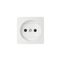 Pokrywa gniazda pojedynczego b/u z przesłonami, biały 82040-30 Simon 82 | 82040-30 Kontakt Simon