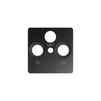 Pokrywa gniazda R-TV-SAT, grafit 82037-38 Simon 82 | 82037-38 Kontakt Simon