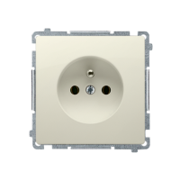 Gniazdo wtyczkowe z/u (moduł) 16A, 250V, zaciski śrubowe, beż BMGZ1.01/12 Simon Basic | BMGZ1.01/12 Kontakt Simon