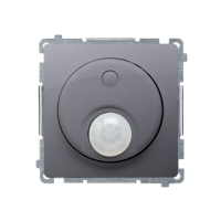 Łącznik z czujnikiem ruchu (moduł) 20-500 W, srebrny mat BMCR10T.01/43 Simon Basic | BMCR10T.01/43 Kontakt Simon