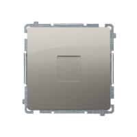 Zaślepka ramki, mocowanie za pomocą łapek lub wkrętów, satynowy BMPS.01/29 Simon Basic | BMPS.01/29 Kontakt Simon