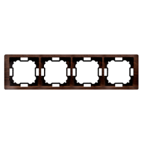 Ramka poczwórna uniwersalna poziom i pion, dębowy BMRC4/051 Simon Basic Neos | BMRC4/051 Kontakt Simon