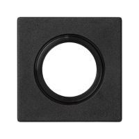 Pokrywa K45 rurka Fi 22 lub dławica fi 29, czarny, Simon Connect | K19/14 Kontakt Simon