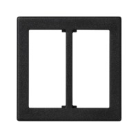 Pokrywa K45 do szybkozłącza podwójna, szary grafit KB18/14 Simon Connect | KB18/14 Kontakt Simon