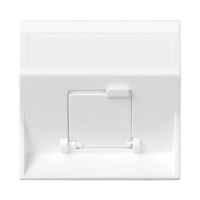 Plakietka teleinformatyczna S500 do adapterów MD, pojedyn., czysta biel 50000081-030 Simon Connect | 50000081-030 Kontakt Simon