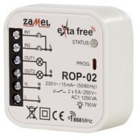 Odbiornik radiowy 2 kanałowy dopuszkowy ROP-02 | EXF10000050 Zamel