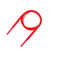 Przewód 1,8m 10kV zakończony wtykiem bananowym czerwony | WAPRZ1X8REBB10K Sonel