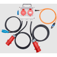 Adapter gniazd trójfazowych 16A (5P) do PAT przełączany | WAADAPAT3FPE Sonel