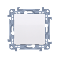 Łącznik krzyżowy bez piktogramu (moduł) 10AX, 250V, zaciski śrubowe, biały Simon 10 | CW7.01/X/11 Kontakt Simon