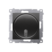 Dzwonek elektroniczny (moduł) 8–12 V~, czarny mat, Simon 54 | DDT1.01/49 Kontakt Simon