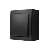 Łącznik schodowy IP44 bez piktogramu 10AX 250V zaciski śrubowe czarny Aquaclick | ACW6/X/49 Kontakt Simon