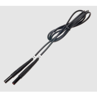 Przewód 2,2m czarny L3 zakończony wtykami bananowymi | WAPRZ2X2BLBBL3 Sonel