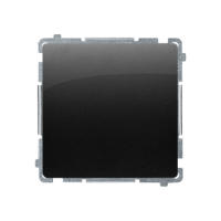 Łącznik jednobiegunowy (moduł) 10AX, 250V, szybkozłącza, czarny Simon Basic | BMW1.01/49 Kontakt Simon