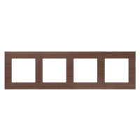 Ramka 4-krotna Nature, Orzech Simon 55 | TRN4/187 Kontakt Simon