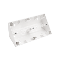 Puszka natynkowa narożna 2-krotna do ramek LINE/DUO, Biały mat Simon 55 | TPNR2/111 Kontakt Simon