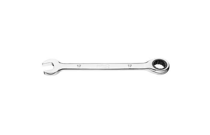 Klucz płasko-oczkowy z grzechotką 17mm | 09-067 NEO TOOLS