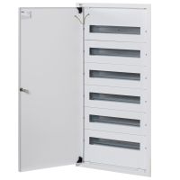 Rozdzielnica metalowa podtynkowa KP-DB-I-MF-618 dł. 485 szer.115 wys.982 kolor biały | 35686 Kanlux