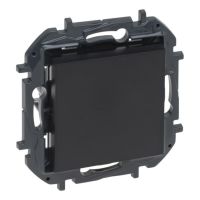 Łącznik jednobiegunowy 10AX, czarny, NILOE STEP | 863501B Legrand