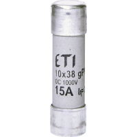 Wkładka topikowa cylindryczna PV CH10x38 gPV 15A/1000V DC | 002625080 Eti