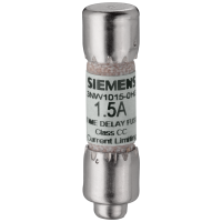 Wkładka bezpiecznikowa cylindryczna, klasa CC wg UL 248-4, zwłoczna, 10x38mm, 600VAC, 1A | 3NW1010-0HG Siemens