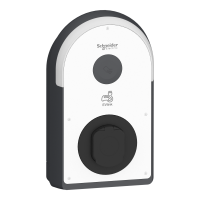 Stacja ładowania, EVlink Pro AC Lite/ AC Metal 3f 22 kW z gniazdem T2S, wbudowane zabezpieczenie RDC | EVB3S22N41 Schneider Electric