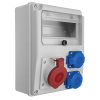 Rozdzielnica R-BOX 240 8S 1x16/5,2x230V puste okno | B.1801 Pawbol