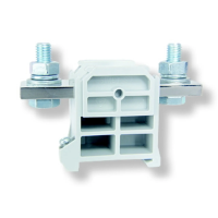 Złączka szynowa gwintowa 120mm2, TS35 1-tor ZSG1-120.0s, szara | 12903312 Simet