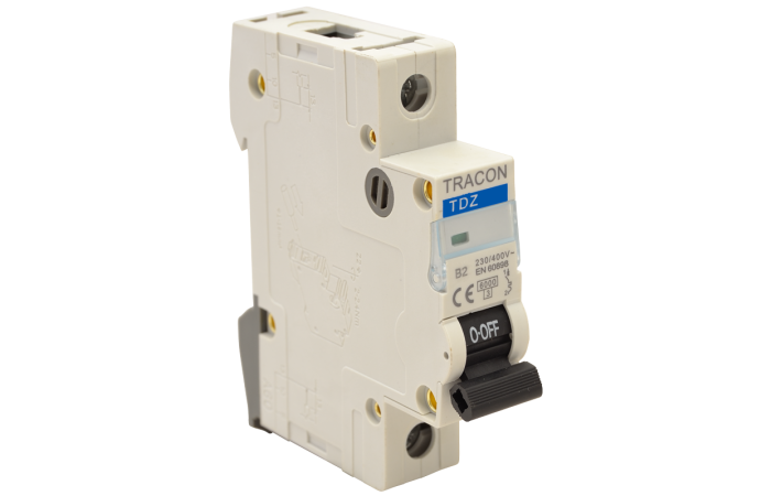 Wyłącznik nadprądowy, 1 pol, charakterystyka B 2A, 6kA | TDZ-1B-2 Tracon