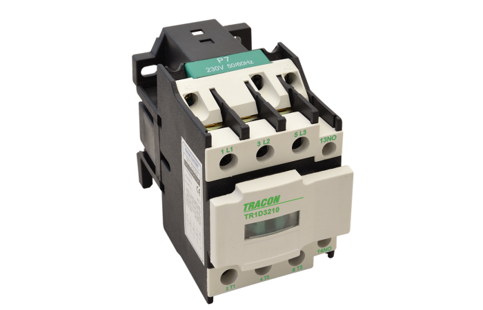 Stycznik 660V, 50Hz, 9A, 4kW, 230V AC, 3×NO+1×NO | TR1D0910 Tracon