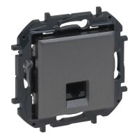 Gniazdo komputerowe RJ45 kat. 5e UTP, stalowy, NILOE STEP | 863459B Legrand