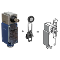 Wyłącznik krańcowy 1Z 1R migowy dźwignia obrotowa z regulowaną rolką | XC2JC10131 Telemecanique Sensors