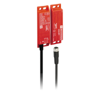 Łącznik kodowany magnetyczny 88X25X13mm NZ+2NO LED Złącze M12 | XCSDMP501L01M12 Telemecanique Sensors