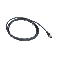 Przewód ze złączem żeńskim M12 4-pinowe proste z kablem (2m) | XZCP1141L2 Telemecanique Sensors