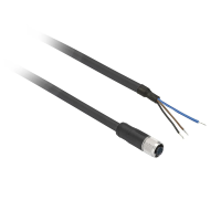Złącze żeńskie M8 proste 3-pinowe kabel 10m PUR | XZCP0566L10 Telemecanique Sensors