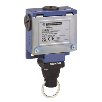 Prosty Łącznik cięgnowy, 1NC + 1NO, 240VAC, 10A Preventa XY2C | XY2CD111H29 Telemecanique Sensors