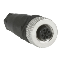 Złącze wtykowe żeńskie M12 proste 4-pinowe, Dławik kablowy Pg 7 | XZCC12FDM40B Telemecanique Sensors