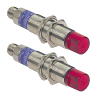Czujnik fotoelektryczny OsiSense XU XU2 wiązka przechodząca 90° Sn 15m 24..240VAC/DC 1/2 | XU2M18MA230WK Telemecanique Sensors
