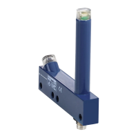 Czujnik fotoelektryczny OsiSense XU XUV widełkowy 80mm 12..24VDC M8 | XUVA0808PANM8 Telemecanique Sensors