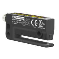 Czujnik fotoelektryczny OsiSense XU wiązka podczerwona widełkowy 40x3 12..24 V DC PNP/NPN NO/NC M8 | XUVE04M3KSNM8 Telemecanique Sensors