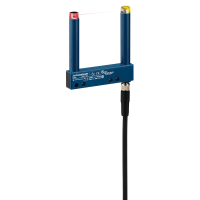 Czujnik fotoelektryczny OsiSense XU XUV widełkowy 80X60mm 12..24VDC M8 | XUVR0608PBNM8 Telemecanique Sensors