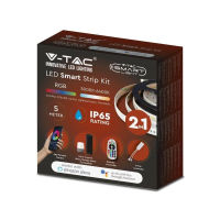 Taśma LED V-TAC zestaw RGBW CCT SMD5050/54 28W IP65 Alexa smart VT-5050 54-EU RGB+2700K-6400K 280lm | 3800157655040 V-Tac Europe