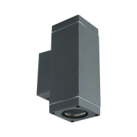 Kinkiet ogrodowy V-TAC góra dół GU10 grafit mat VT-842 3 lata gwarancji | 3800157652490 LED EUROPE