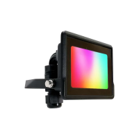 Naświetlacz LED WI-FI V-TAC 10W czarny Z mufą smart Amazon Alexa Google Home VT-5181 RGB+3000K-6500K | 3800157690690 LED EUROPE