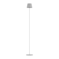 Lampa podłogowa V-TAC 4W LED biała IP54 ładowalna VT-7544-W 3000K 300lm | 3800157698917 LED EUROPE