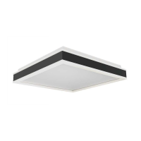 Oprawa sufitowa plafoniera V-TAC 38W LED triac 3w1 czarny kwadrat 40x40cm VT-7757-B 4000K 4000lm | 3800157697682 V-Tac Europe