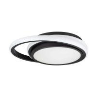 Oprawa sufitowa plafoniera V-TAC 24W LED 3w1 czarny okrągły fi.31cm VT-7783 4000K 2560lm | 3800157698795 V-Tac Europe